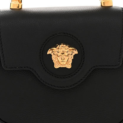 Versace Grained Calfskin Mini La Medusa Bag Black 7 of 11