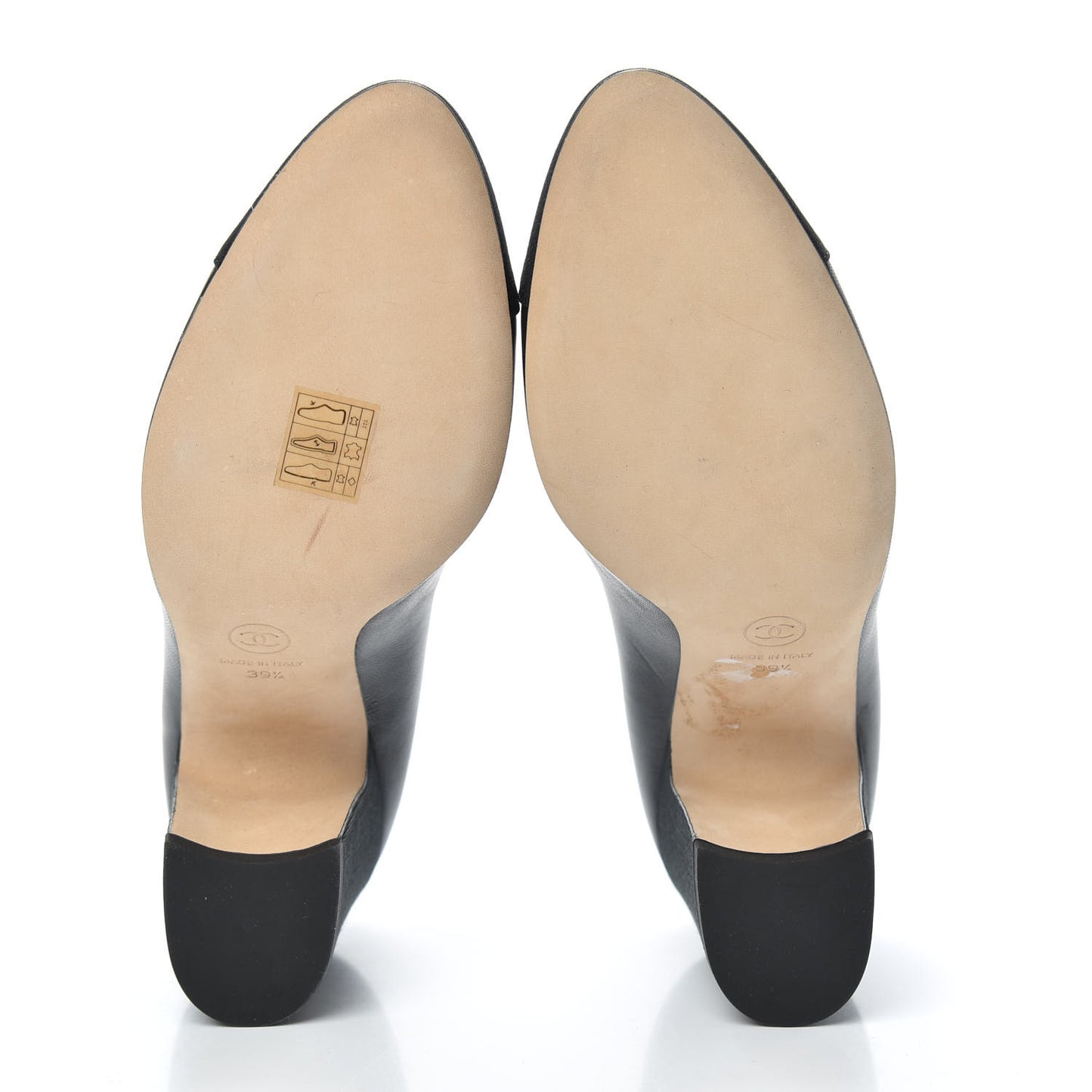 Lambskin Grosgain Cap Toe Pumps 39.5 Black