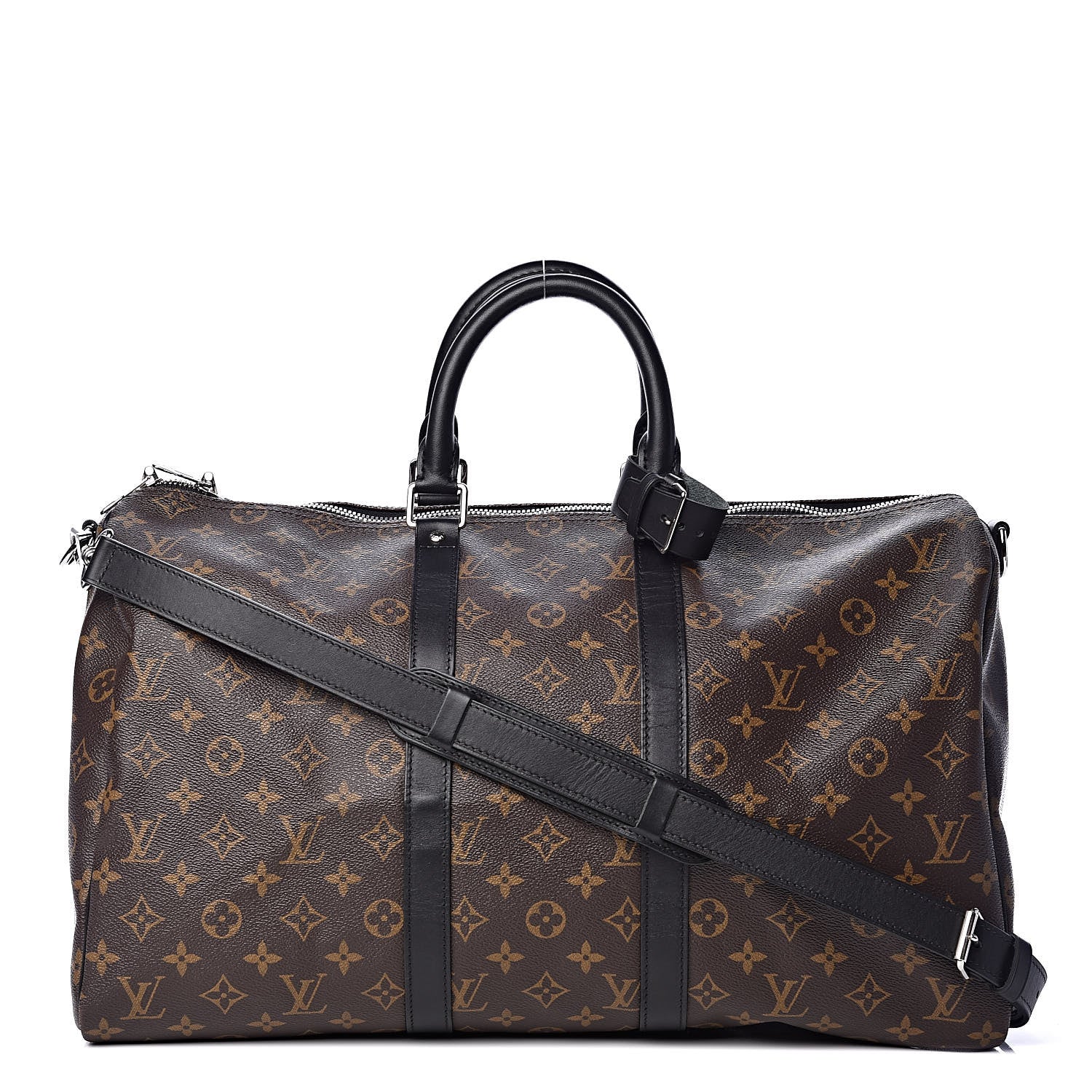 Louis Vuitton Monogram Macassar Keepall Bandouliere 45 1 of 11