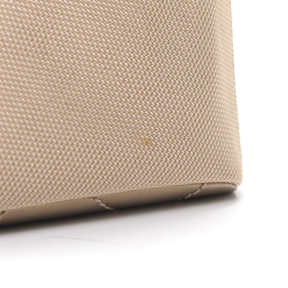 Chanel Metallic Coated Canvas Paris Biarritz Makeup Pouch Gold 9 of 9