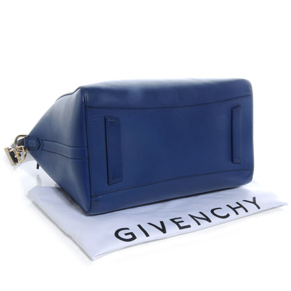 Givenchy Calfskin Medium Bi-Color Antigona Bright Blue Camel 4 of 7