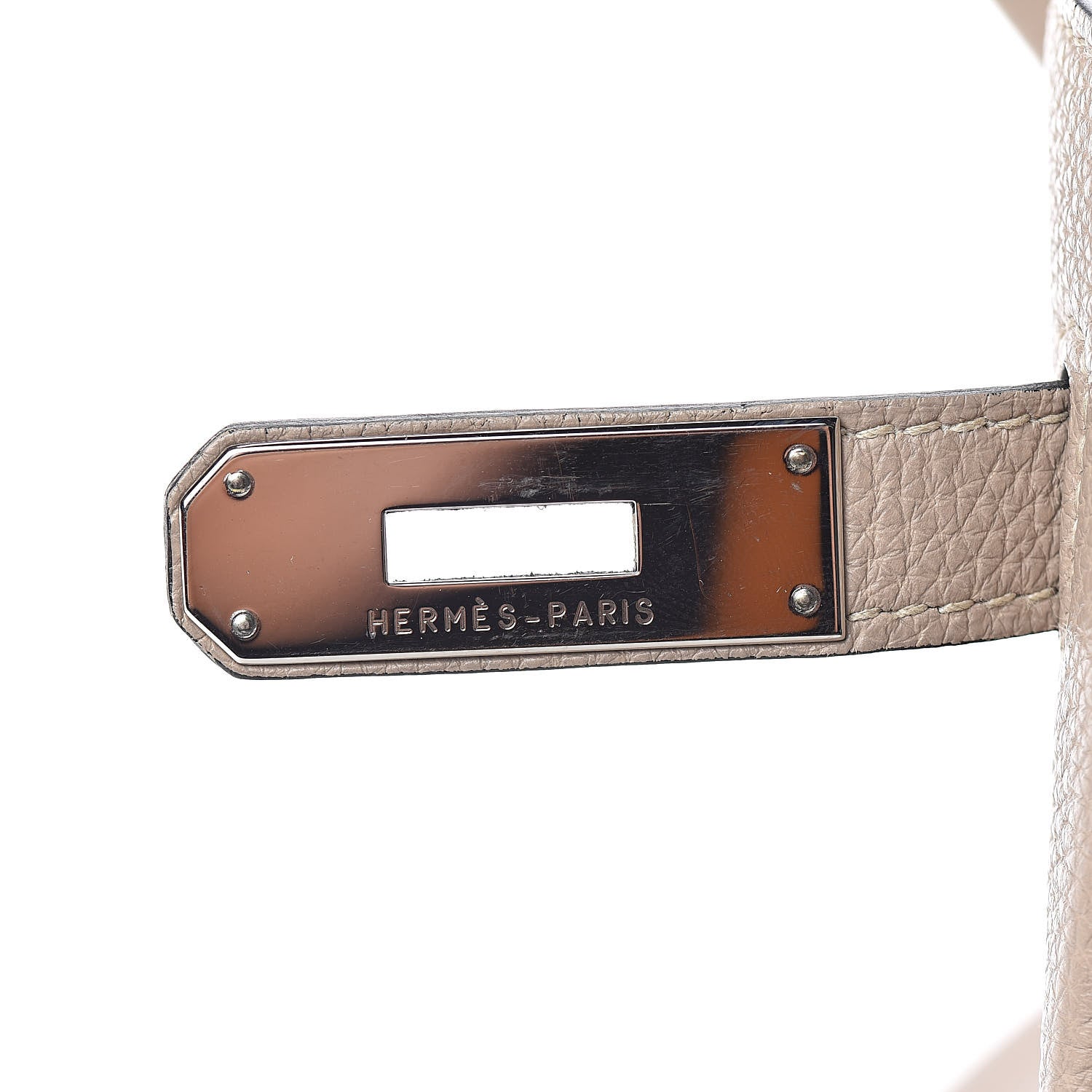 Hermes Togo Birkin 40 Gris Tourterelle 19 of 32
