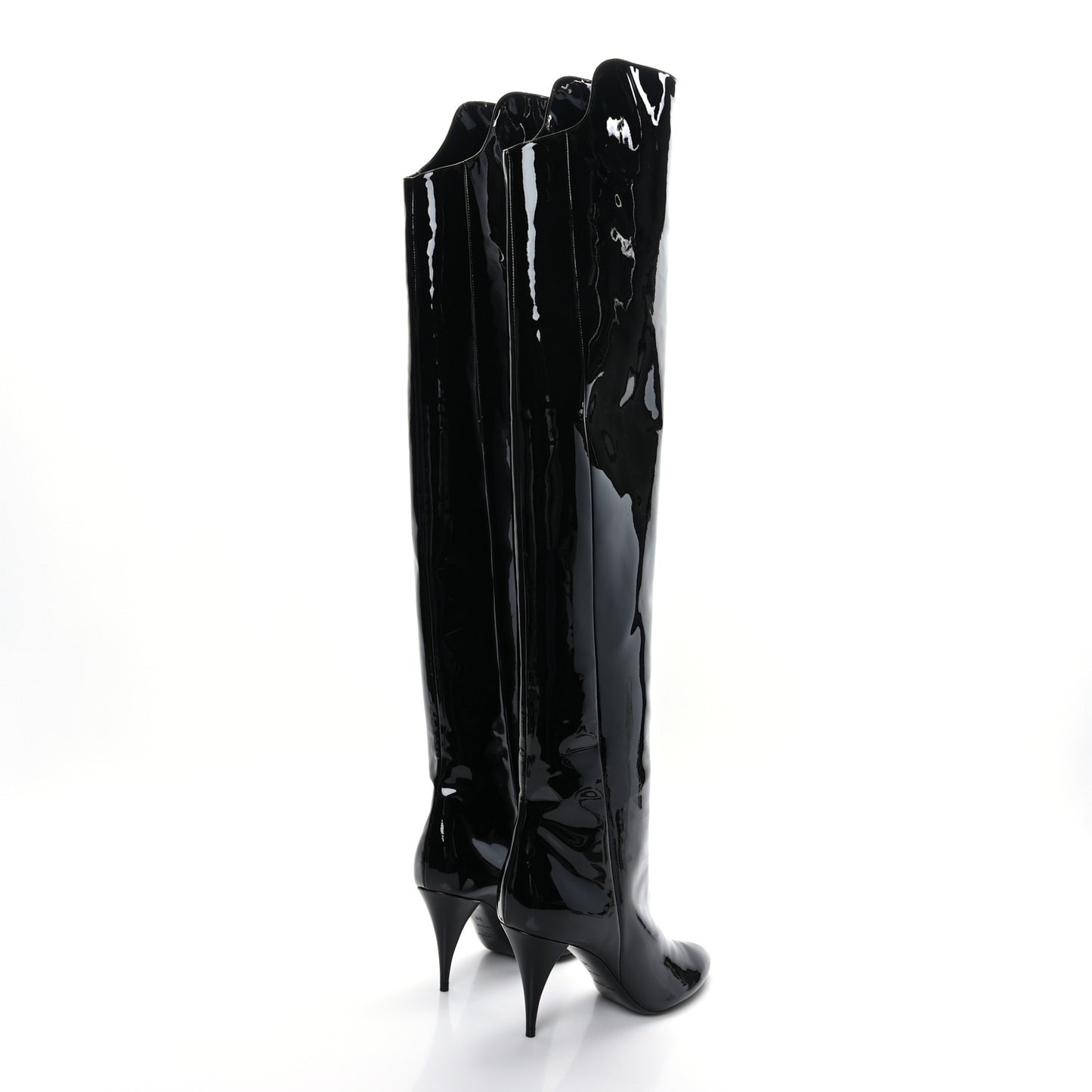 Patent Kiki 85 Over The Knee Boots 38 Black