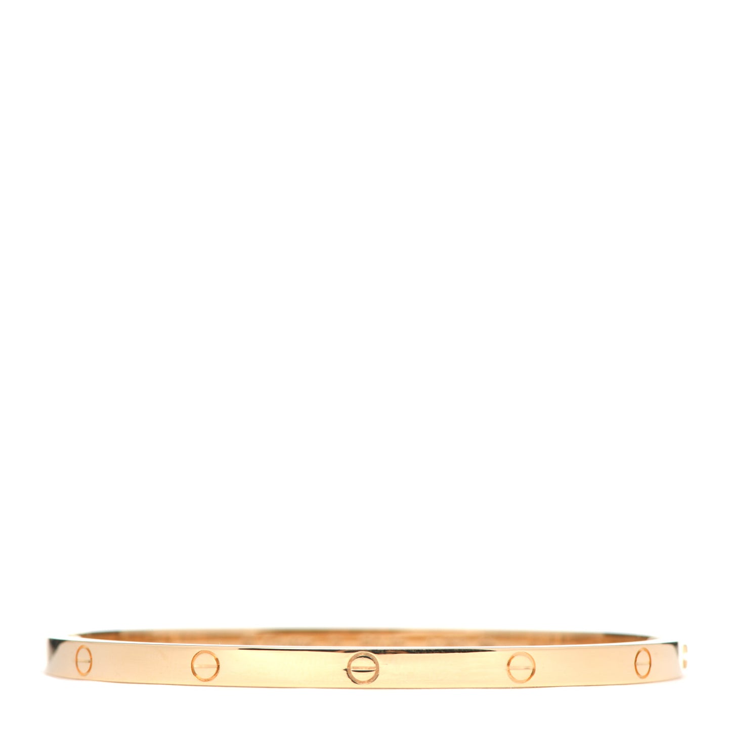 18K Yellow Gold Small LOVE Bracelet 17