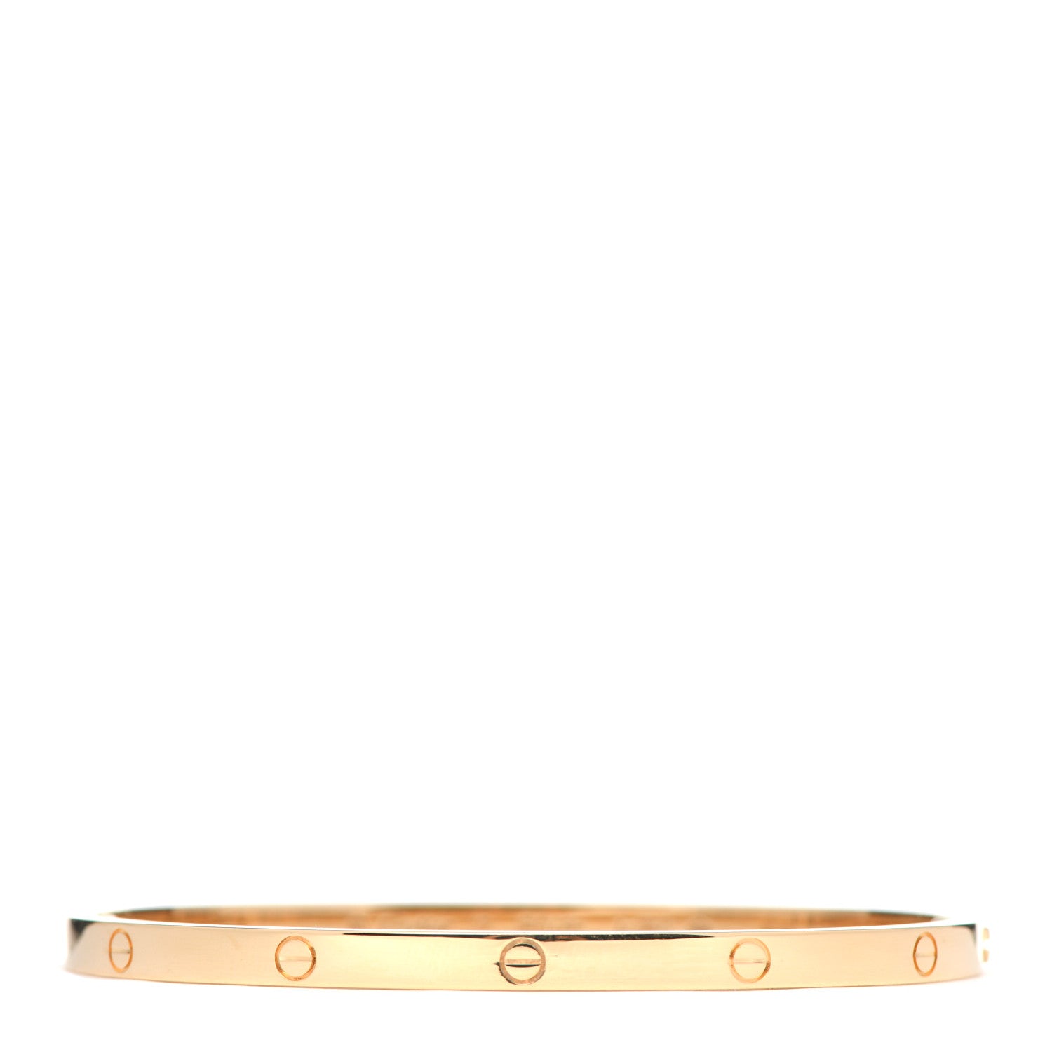 Cartier 18K Yellow Gold Small LOVE Bracelet 17 1 of 5
