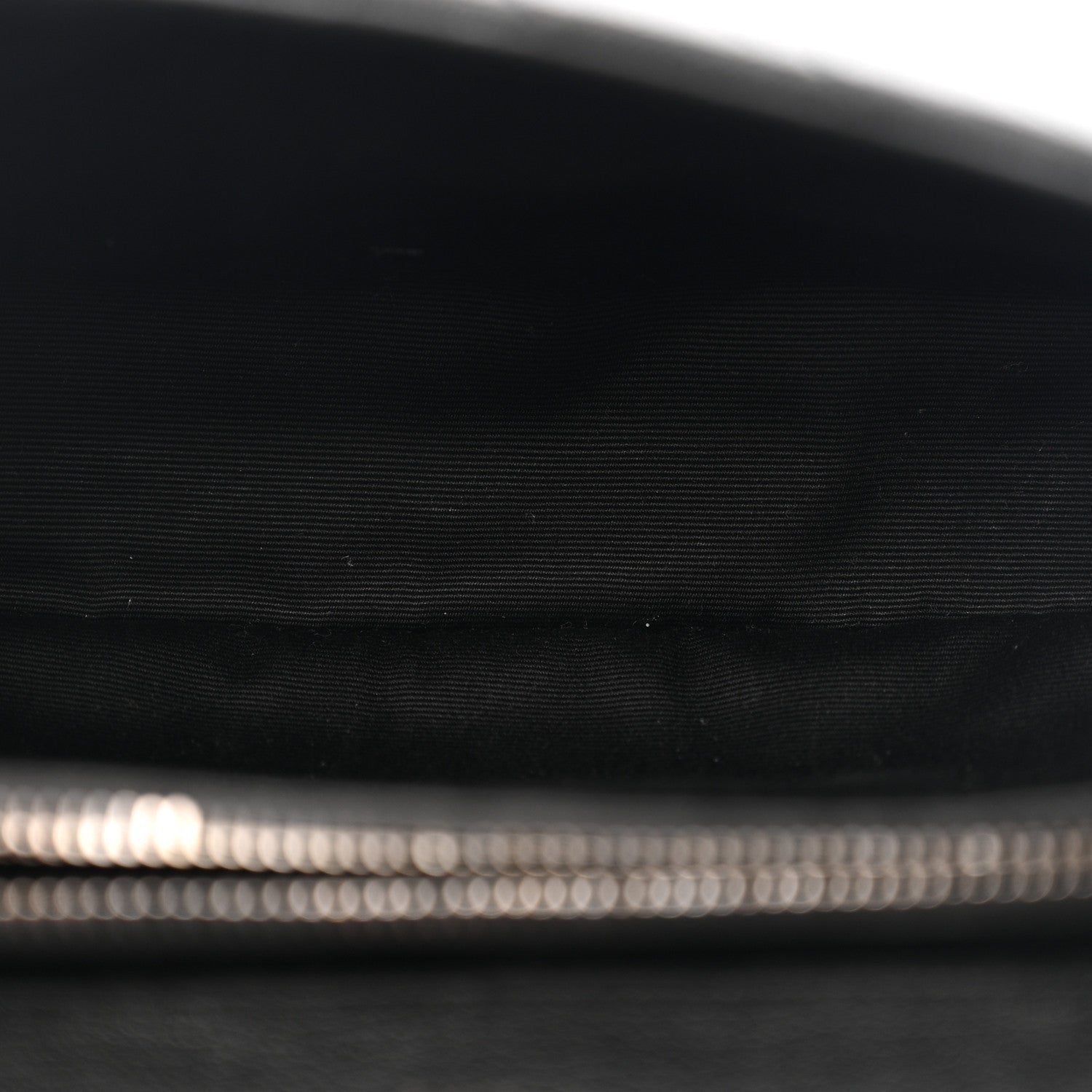 Saint Laurent Sheepskin Matelasse Chevron Monogram Medium College Bag Black 5 of 13