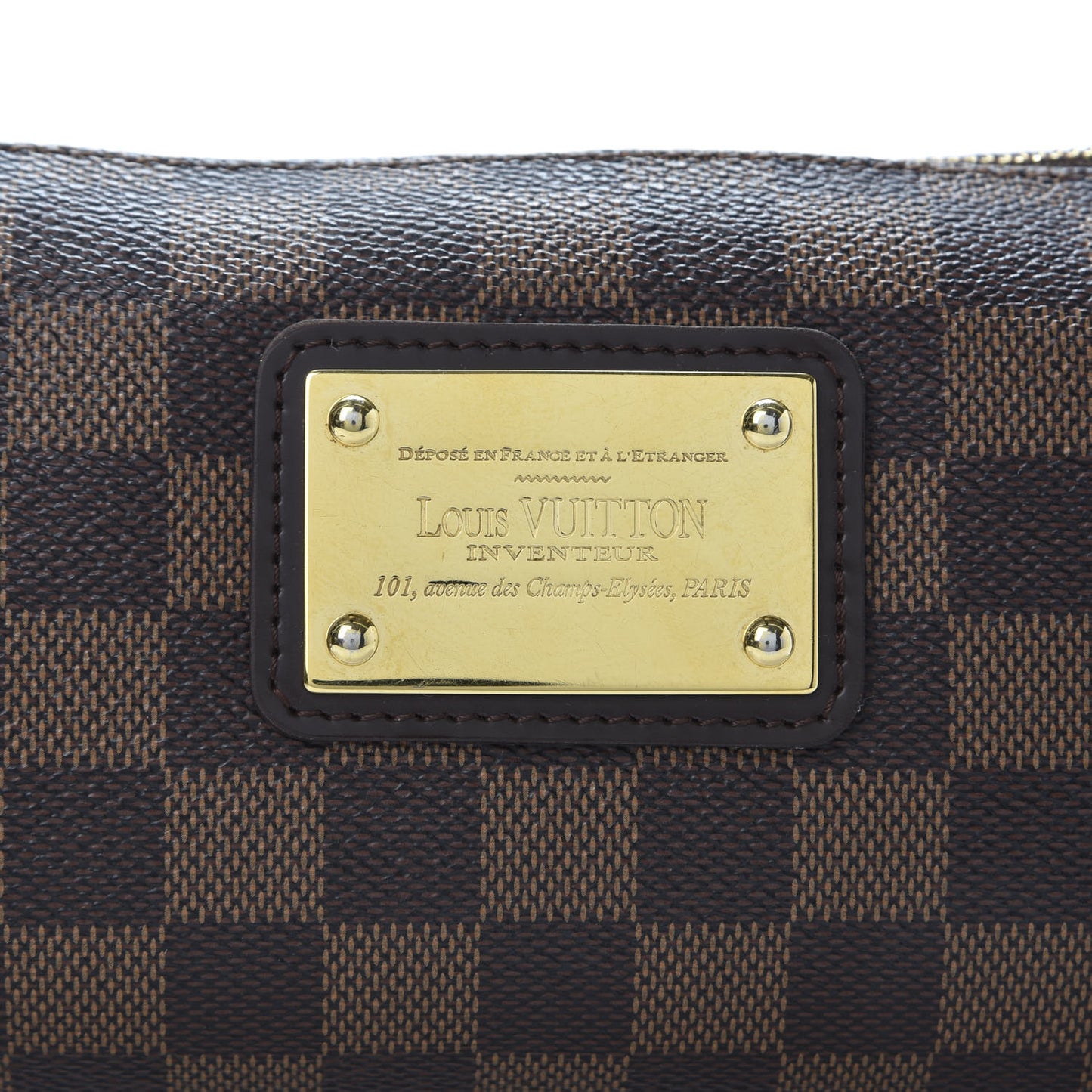 Damier Ebene Eva Clutch