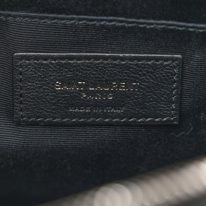 Saint Laurent Calfskin Matelasse Monogram Lou Camera Bag Black 6 of 10