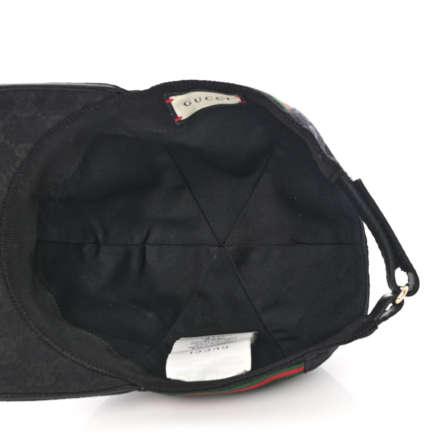 Gucci Monogram Web Baseball Hat XS Black 5 of 7
