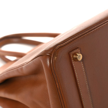 Hermes Courchevel Birkin 35 Gold 35 of 57