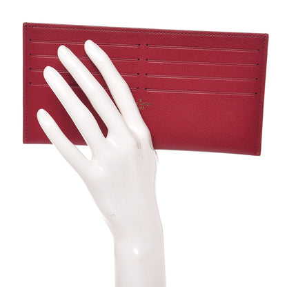 Louis Vuitton Calfskin Felicie Card Holder Insert Fuchsia 2 of 6