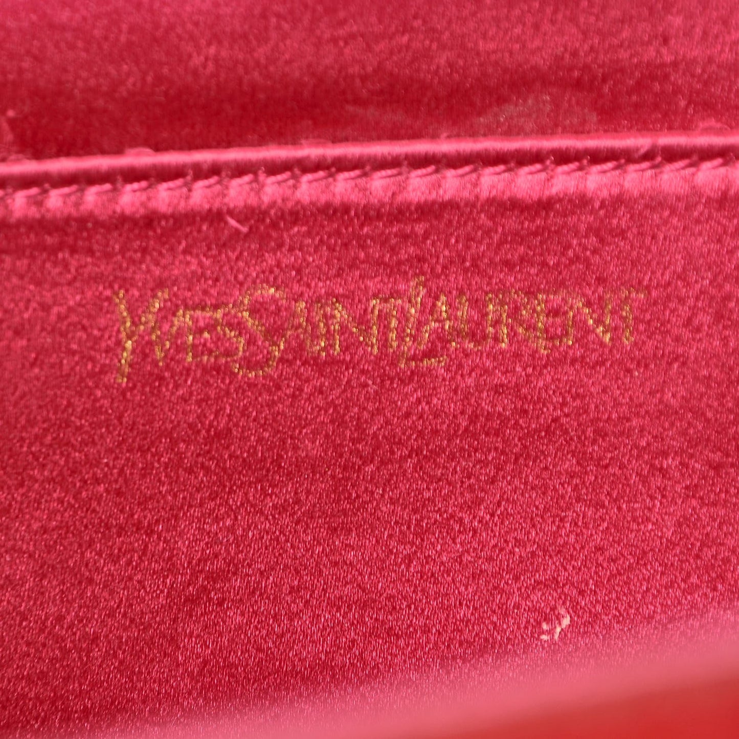 Textured Patent Large Belle De Jour Clutch Fuchsia