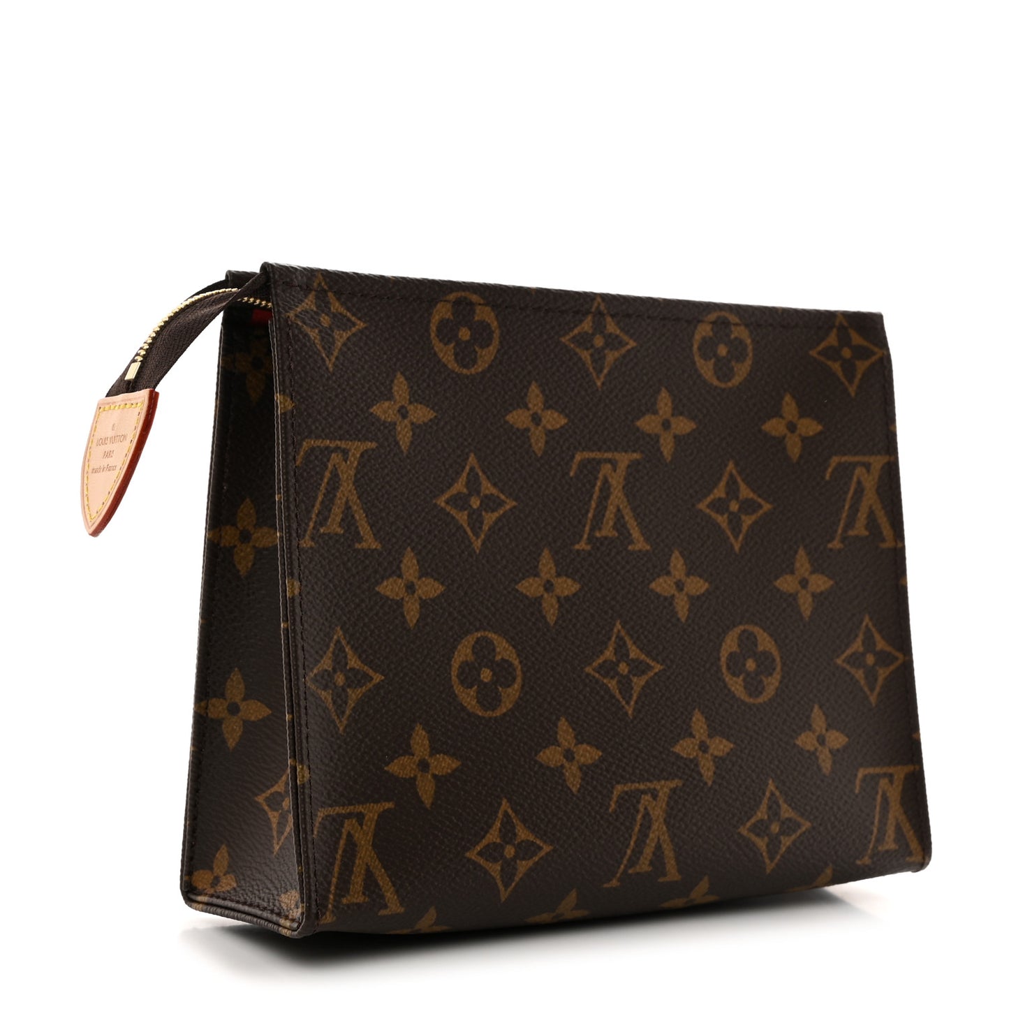 Monogram Toiletry Pouch 19  Red