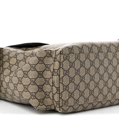 Gucci GG Plus Monogram Messenger Diaper Bag Dark Brown 10 of 11