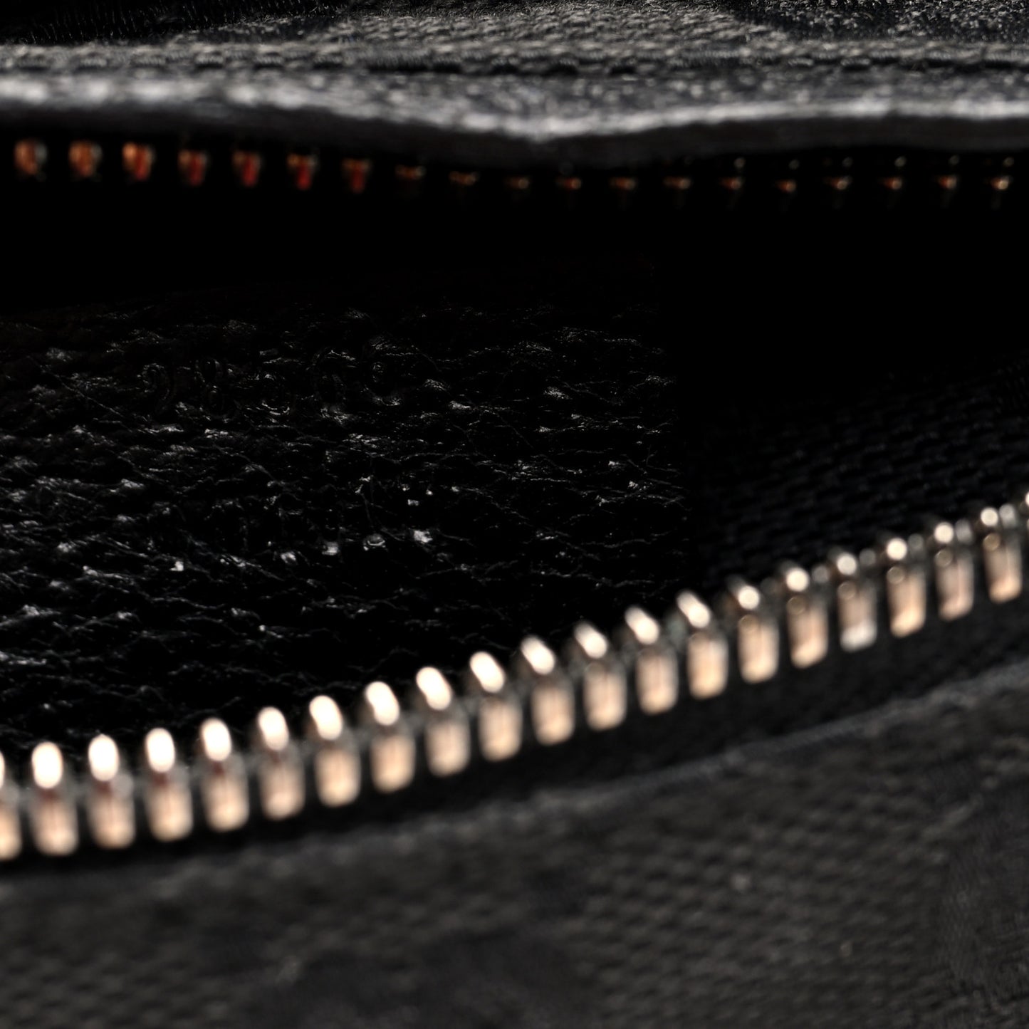 GG Monogram Double Pocket Belt Bag Black
