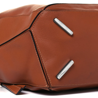 Loewe Calfskin Medium Puzzle Bag Tan 8 of 9