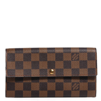 Louis Vuitton Damier Ebene Sarah Wallet 1 of 7