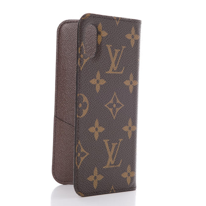 Louis Vuitton Monogram iPhone X Folio Case 3 of 7