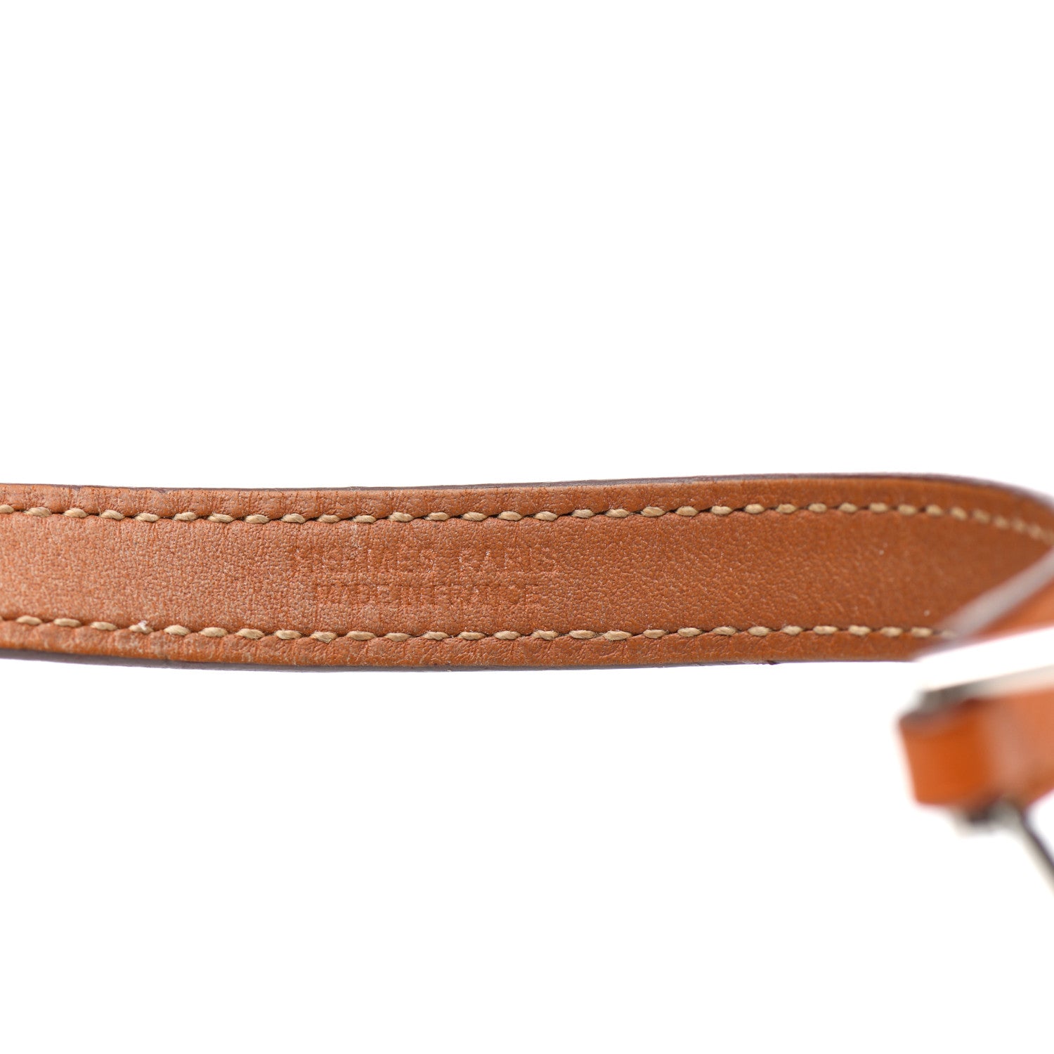Hermes Epsom Rivale Double Tour Bracelet M Orange 4 of 9