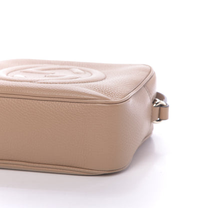 Gucci Pebbled Calfskin Small Soho Disco Bag Rose Beige 9 of 10