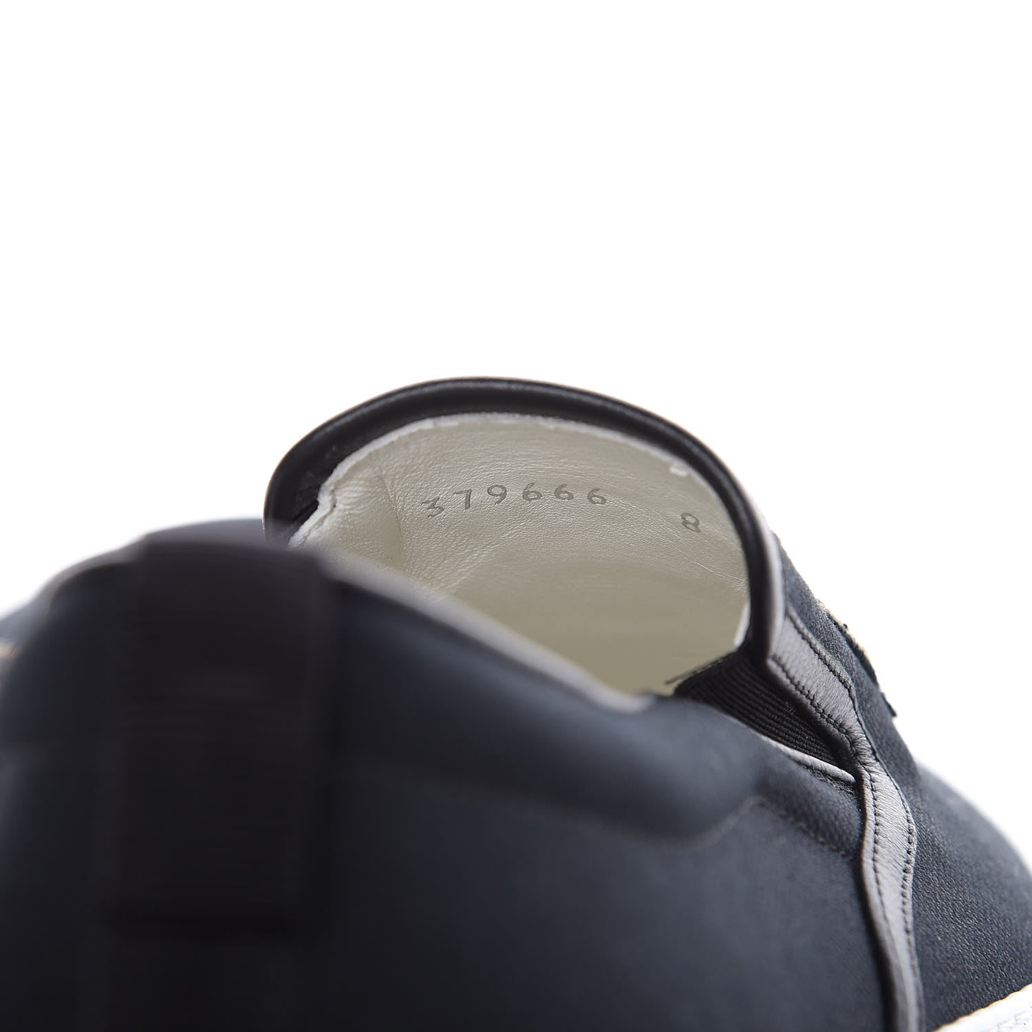 Gucci Canvas Anchor Patch Mens Slip On Sneakers 8 Navy 8 of 11