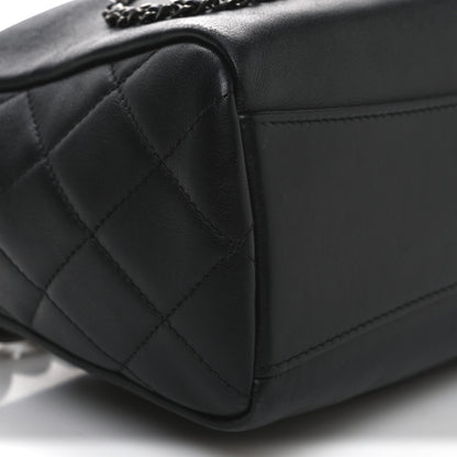 Chanel Calfskin Chain 20s Signature Hobo Black 9 of 12