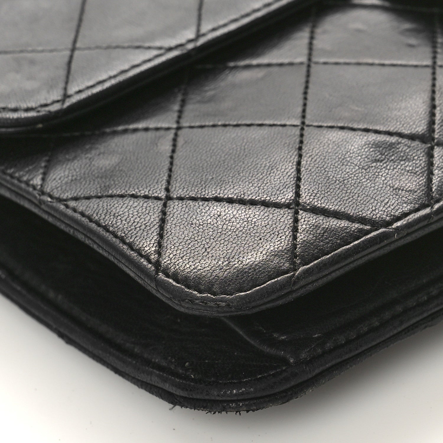 Chanel Lambskin Quilted Small Single Flap Bag Black 8 of 14
