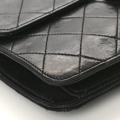 Chanel Lambskin Quilted Small Single Flap Bag Black 8 of 14