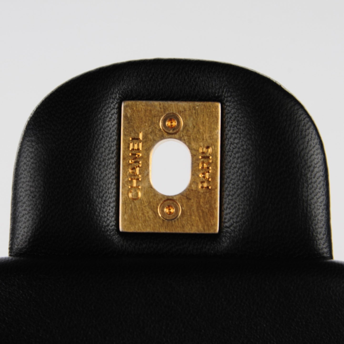 Lambskin Quilted Extra Mini Beaded Flap Black