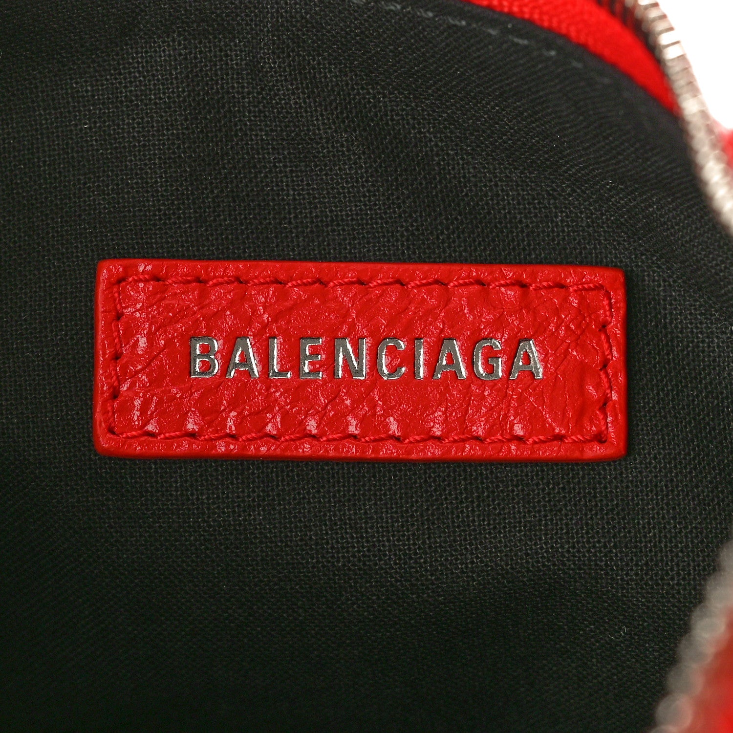 Balenciaga Agneau Arena Le Cagole Shoulder Bag XS Tomato Red 8 of 12