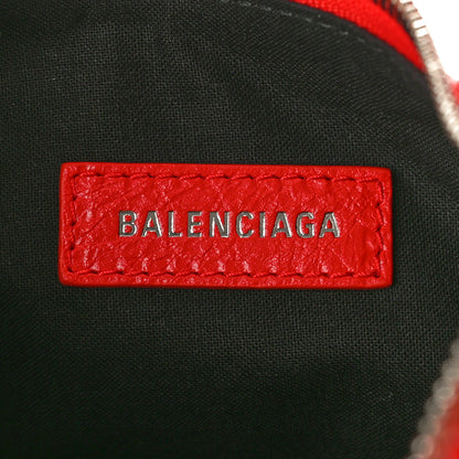 Balenciaga Agneau Arena Le Cagole Shoulder Bag XS Tomato Red 8 of 12