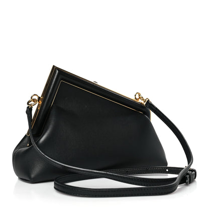 Fendi Shiny Nappa Small Fendi First Black 3 of 9