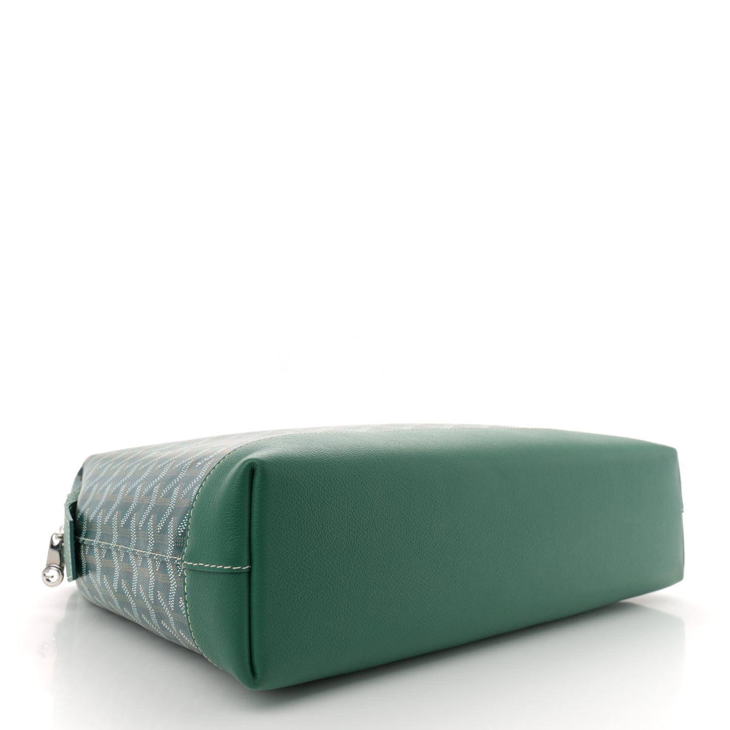 Goyardine Calfskin Cisalpin Document Case Green