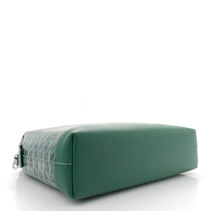 Goyard Goyardine Calfskin Cisalpin Document Case Green 4 of 9