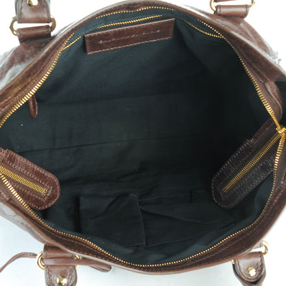 Balenciaga Agneau Giant 12 Gold Hardware City Cigare Fonce 5 of 7