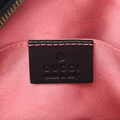 Gucci Velvet Matelasse GG Marmont Belt Bag 95 38 Black 6 of 15