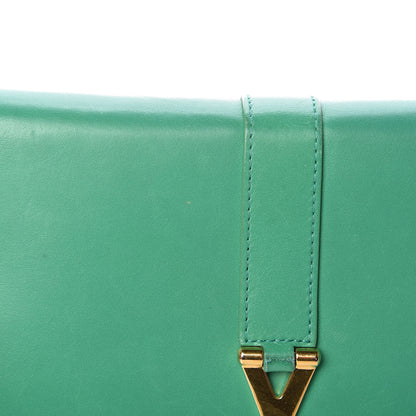 Saint Laurent Calfskin Classic Y Ligne Zip Around Wallet Macho Menthe 12 of 13