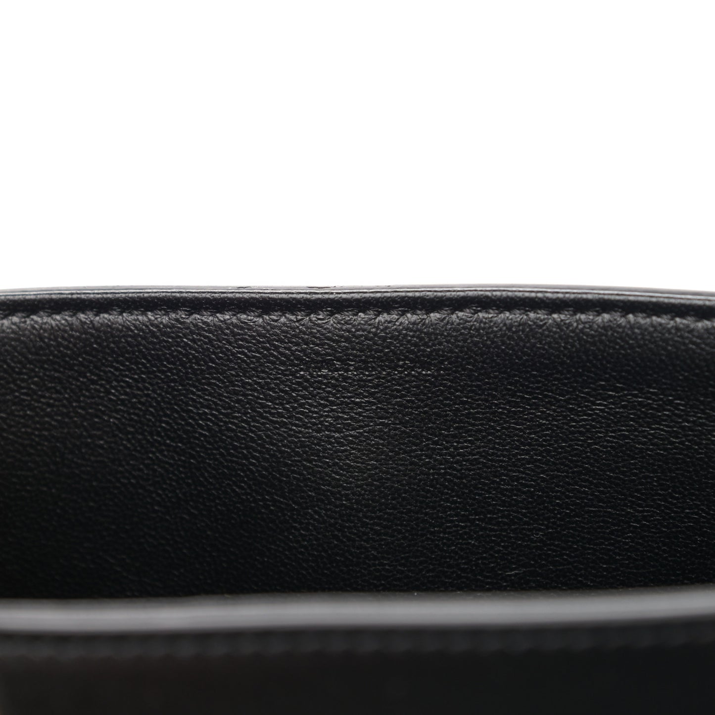 Satinated Calfskin Medium Besace 16 Black