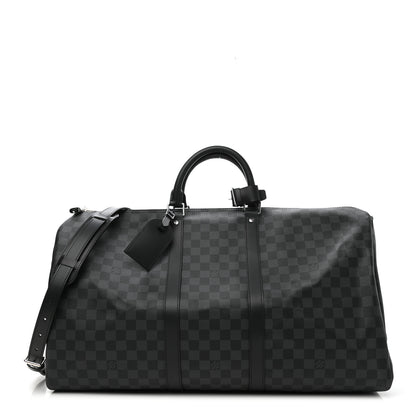 Louis Vuitton Damier Graphite Keepall Bandouliere 55 1 of 7