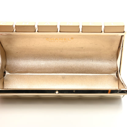 Chanel Metal Keyboard Clutch Dark Gold 5 of 13