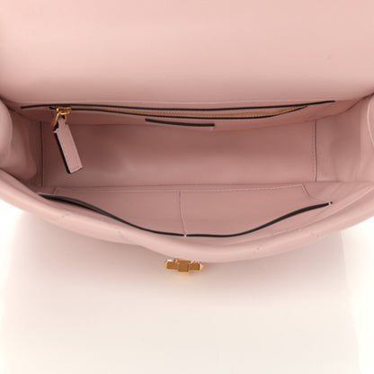Valentino Garavani Nappa Enamel Large Roman Stud Shoulder Bag Rose Quartz 5 of 7