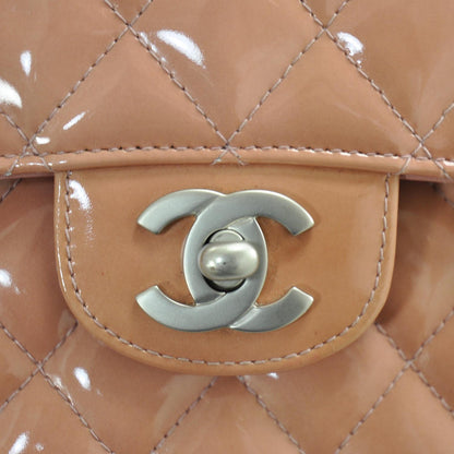 Chanel Patent Quilted Small Double Flap Pink SHW 10 of 10