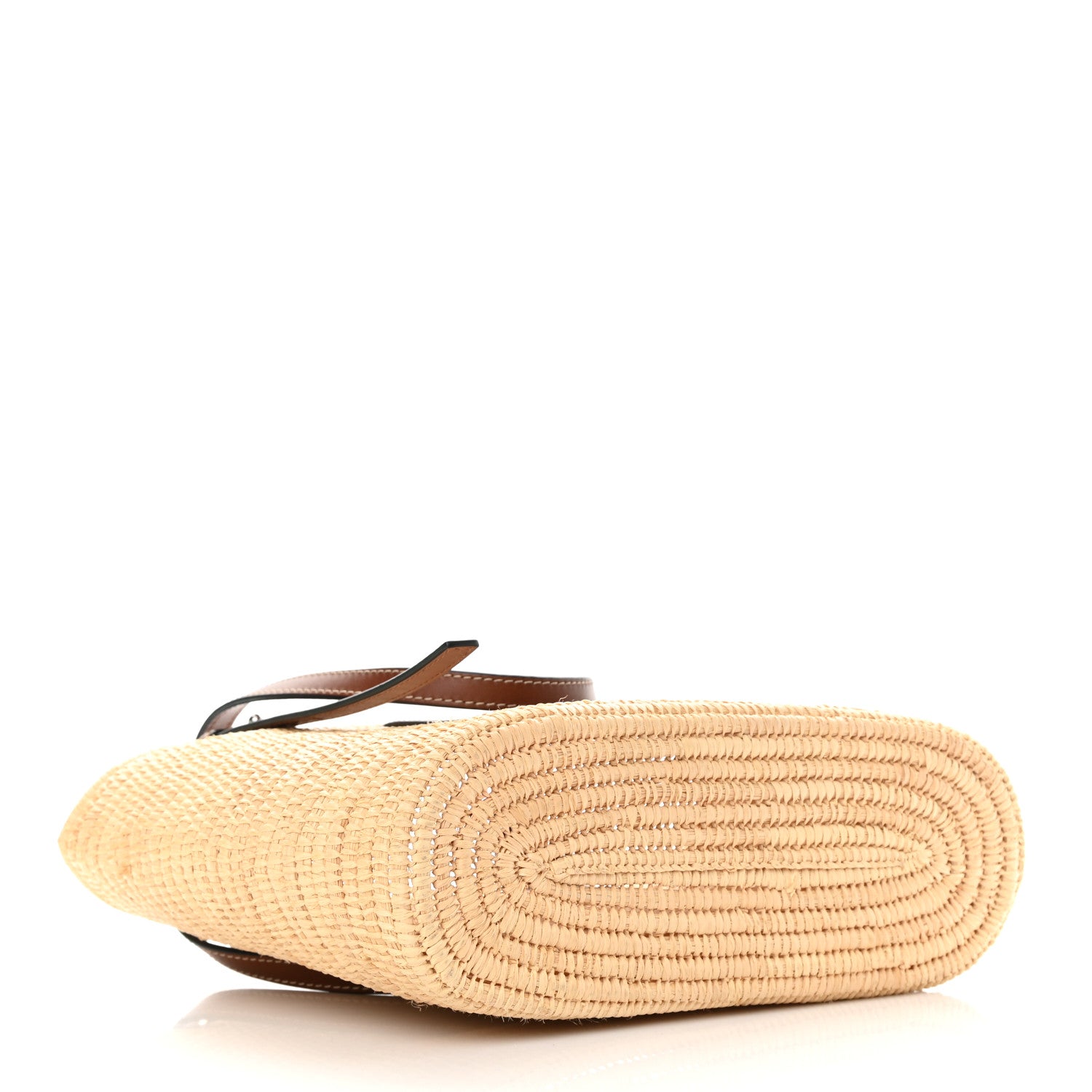 Loewe Raffia Small Square Basket Tote Bag Natural 4 of 15