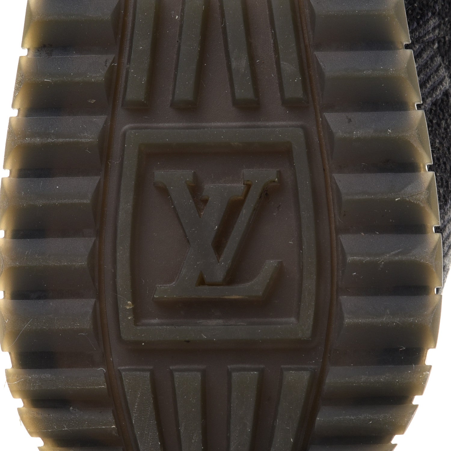 Louis Vuitton Calfskin Damier Run Away Sneakers 8 Graphite 8 of 9