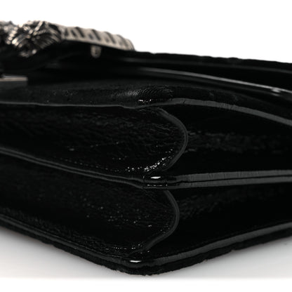 Gucci Velvet GG Monogram Small Dionysus Shoulder Bag Black 10 of 11