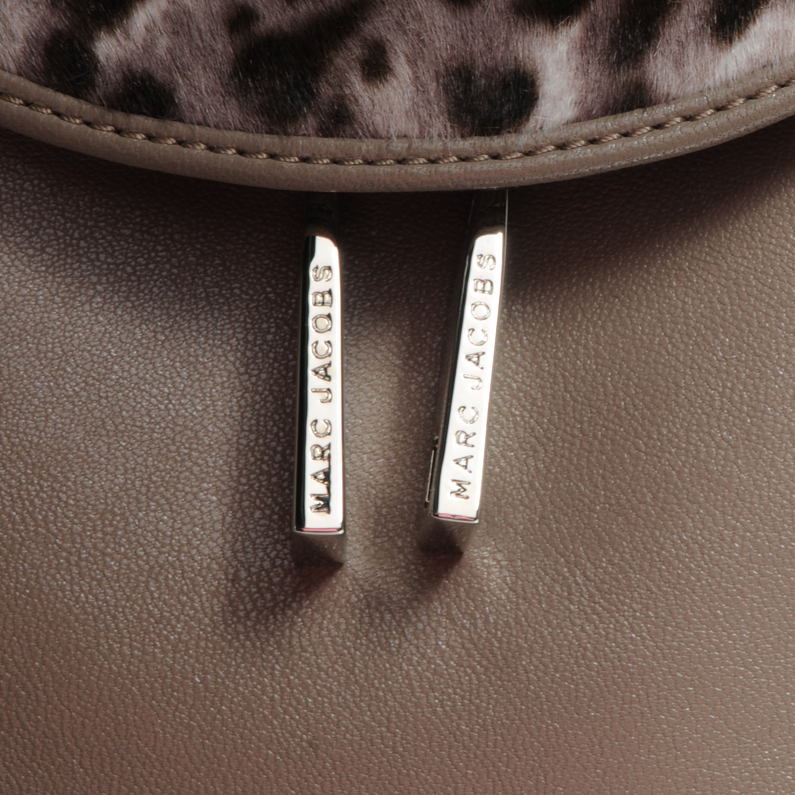 Marc Jacobs Lambskin Calf Hair Large Serengeti Wellington Concrete 10 of 10