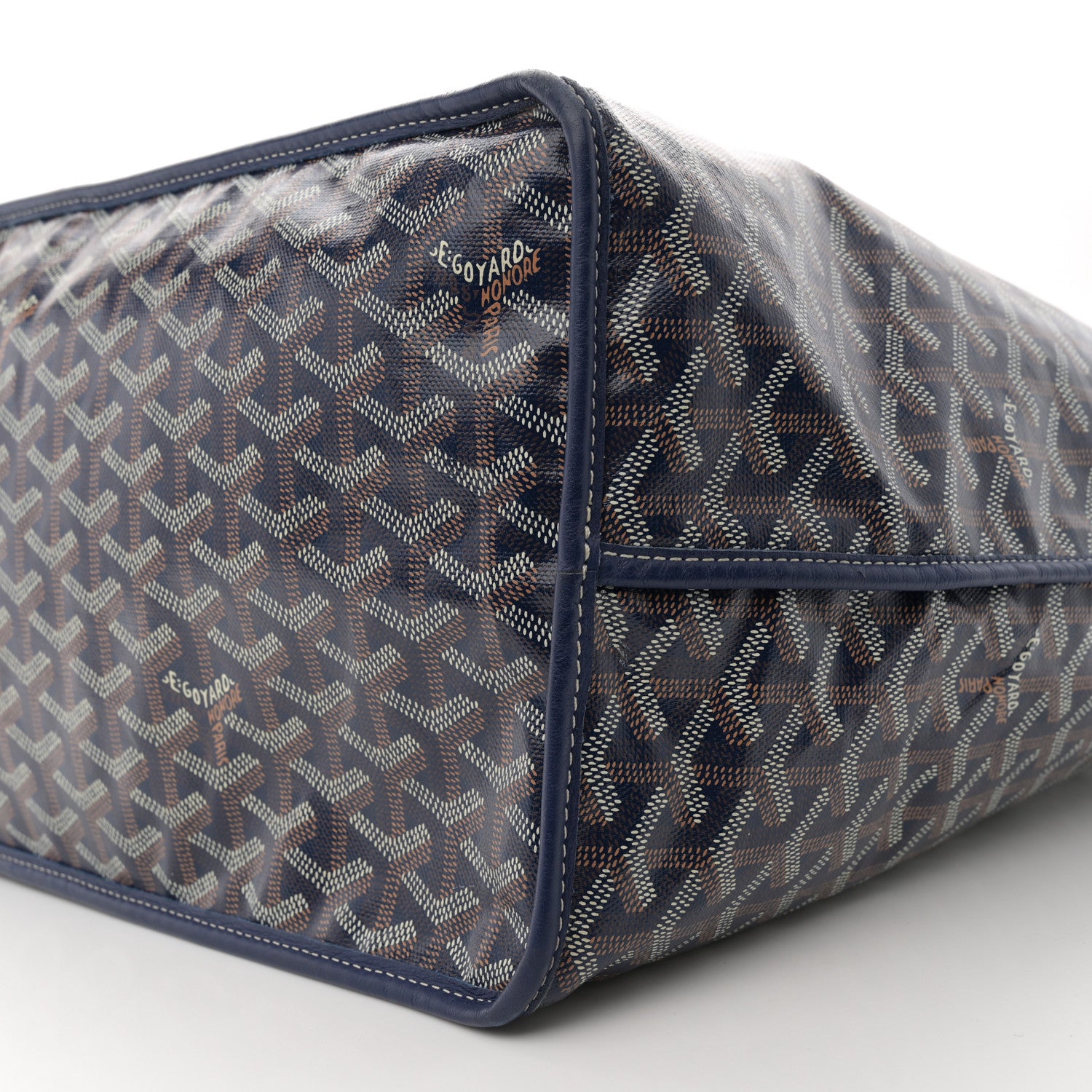 Goyard Goyardine Reversible Anjou GM Navy 16 of 19
