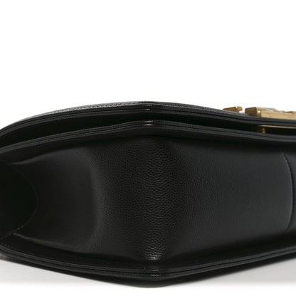 Chanel Caviar Quilted Medium Boy Flap Black 9 of 11