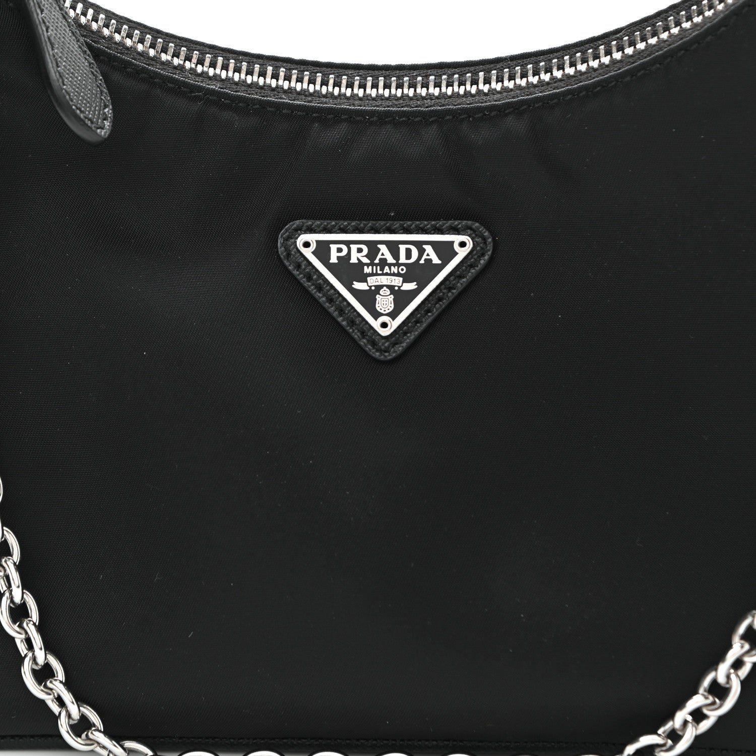 Prada Nylon Re-Edition 2005 Shoulder Bag Black 9 of 12