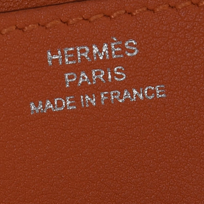 Hermes Swift Dogon Card Case Key Holder Orange 6 of 8